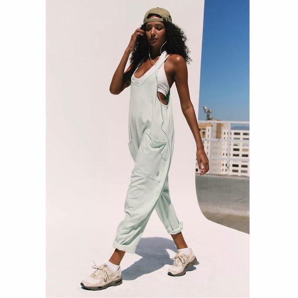 Free People Pants - Free People Hot Shot Onesie in Pistachio